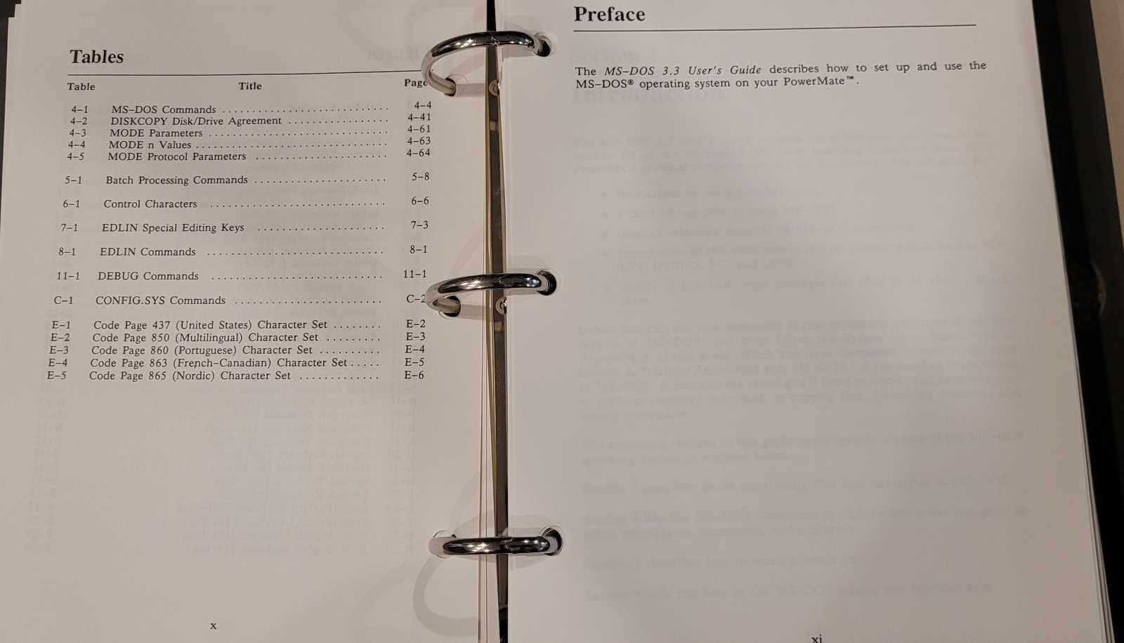 1988 MS-DOS 3.3 User Guide 1st Printing NEC Advanced Personal Comp Floppy Disks