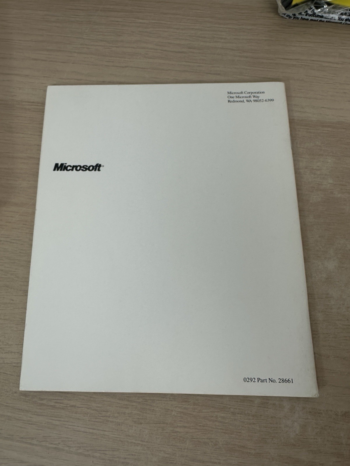 Microsoft Windows 3.1 Operating System + Microsoft Mouse – Vintage 1992 Big Box