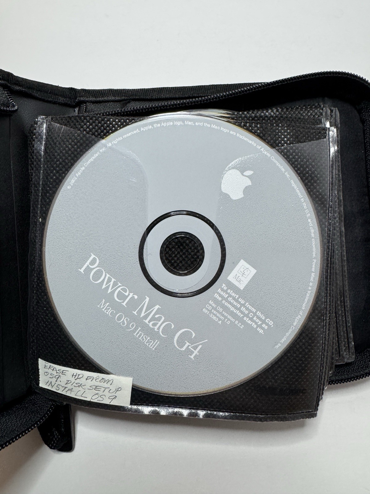 Case of 20 Apple Install Disks For Various Apps & Programs (Mac OS X v10.2, G4)