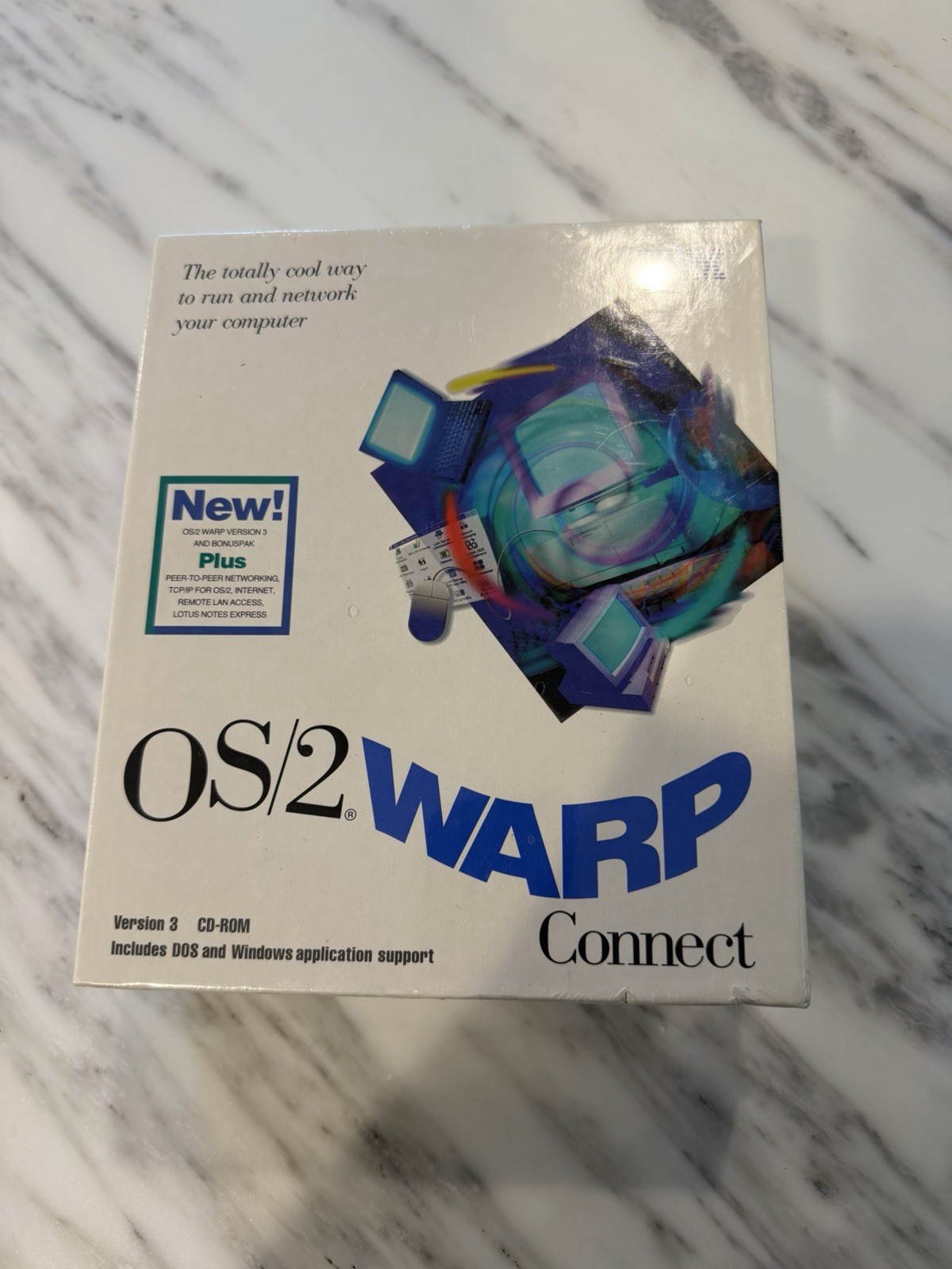 IBM OS/2 Warp Connect Version 3 CD-Rom Vintage Computer Software (New & Sealed)