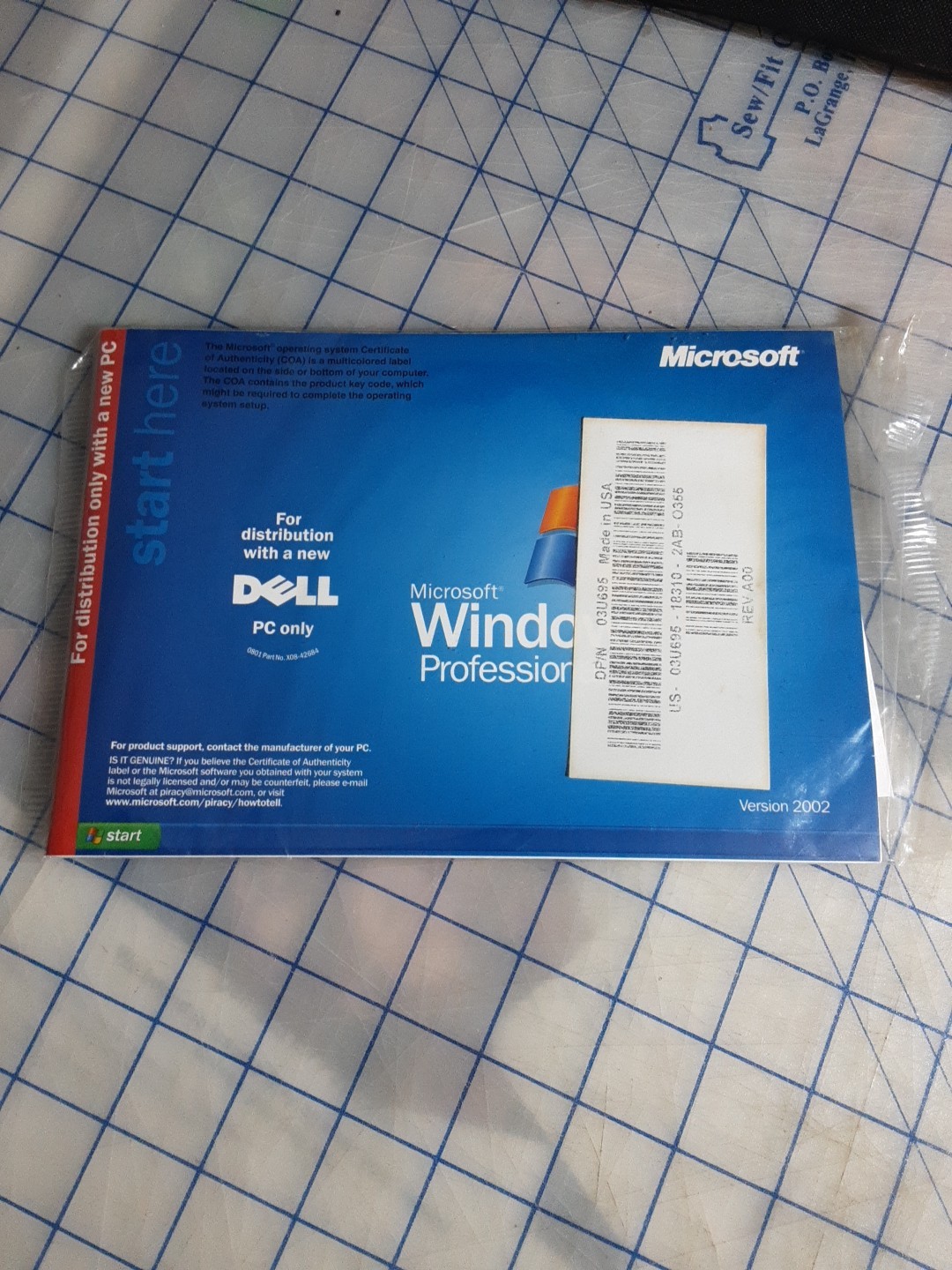 Microsoft Windows XP Professional Service Pack 1a Dell Reinstallation CD SEALED