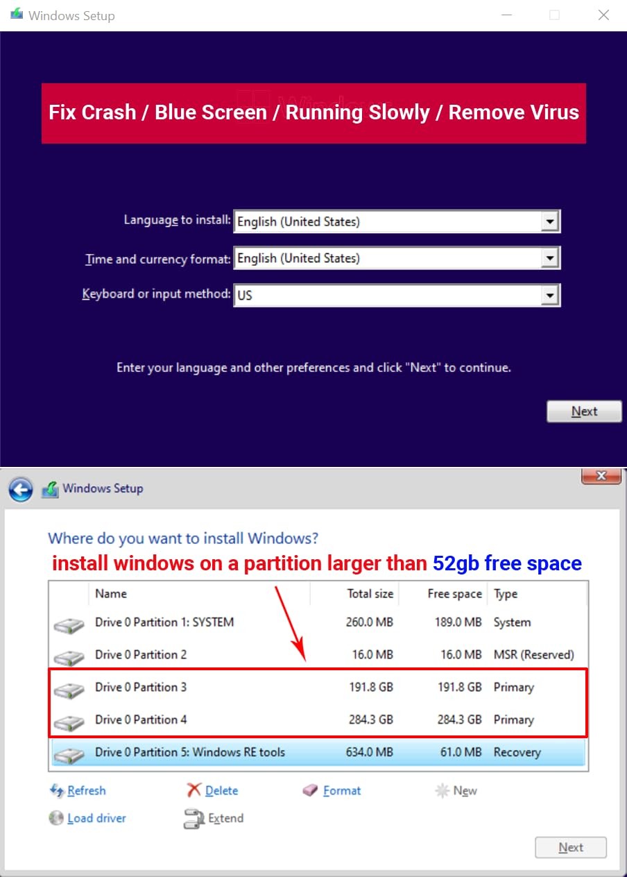 64GB Bootable USB Windows 11/10/8.1/7 Driver Password Reset Network Tool