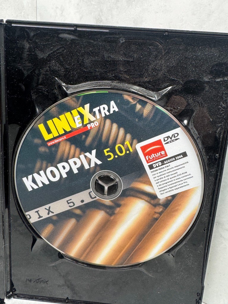 Knoppix 5.0.1 ULTRA RARE Linux DVD – Linux Pro Extra August 2006