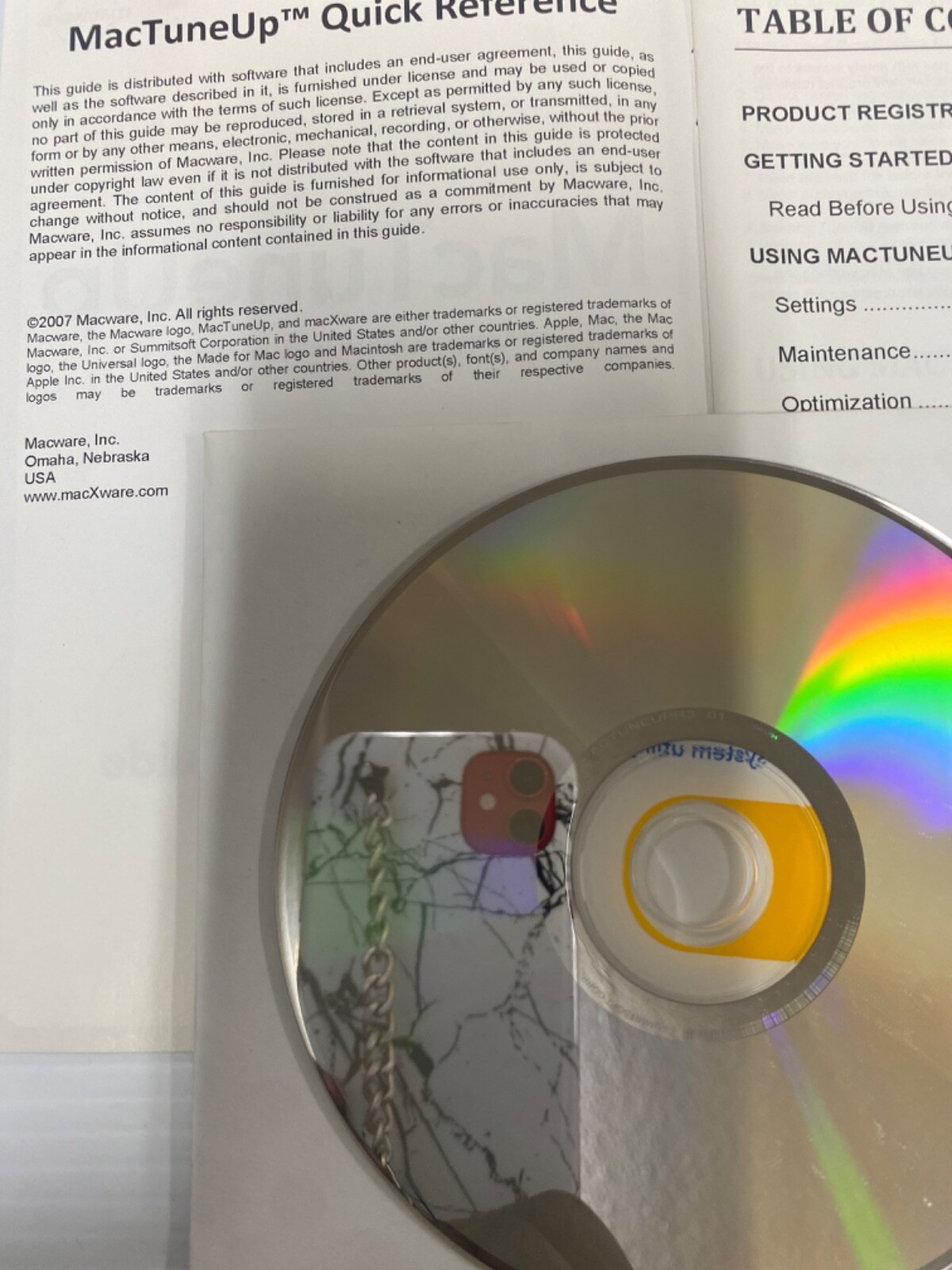 Lot of 3 MAC OS X Training Books + MAC TUNEUP (FC211-2Q877