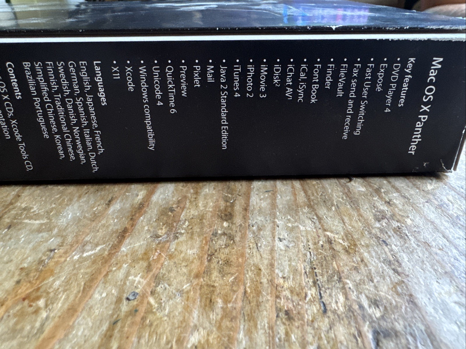 Apple Mac OS X 10.3 Panther Complete 4 Discs Manuals M9227LL/A