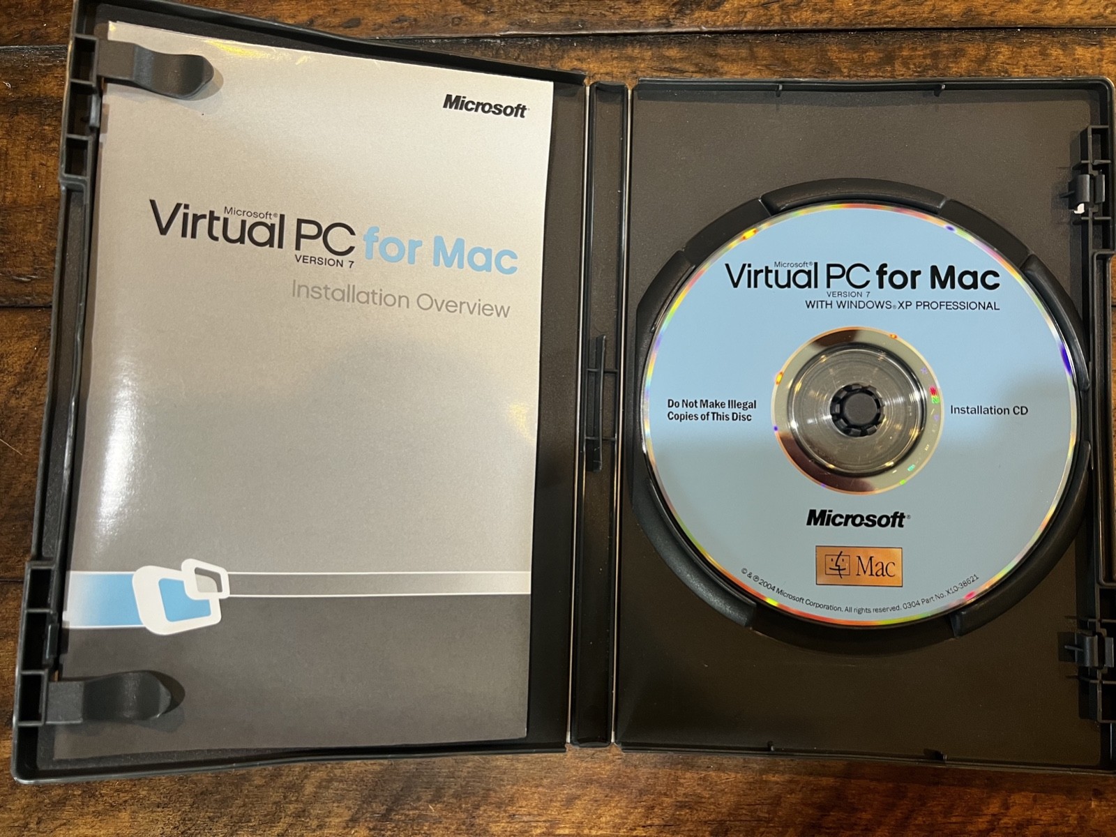 Microsoft Virtual PC for Mac/ Version 7