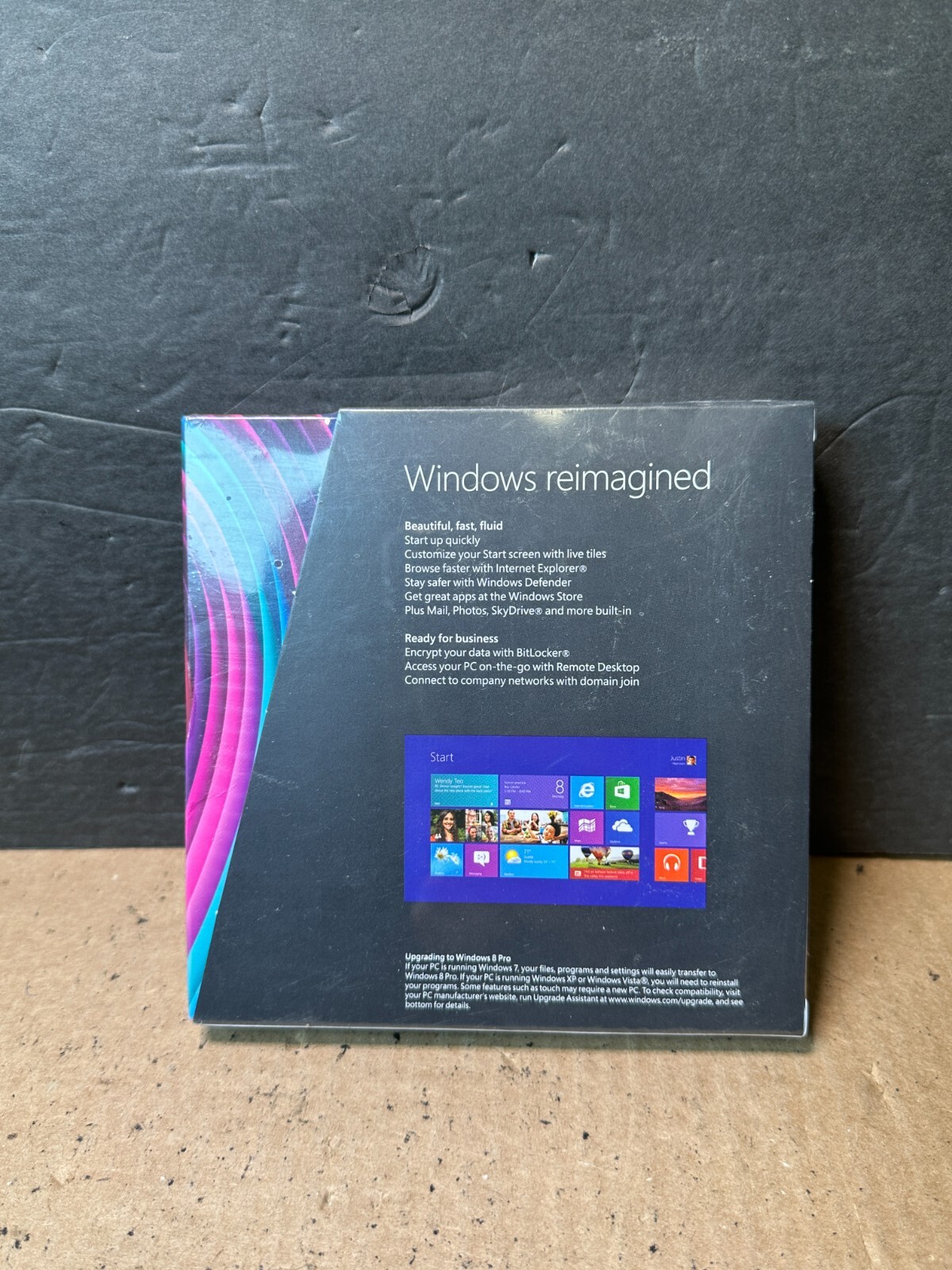 Microsoft Windows 8 Pro 64 bit x64 64 Bit DVD Full English MS WIN 8 =NEW