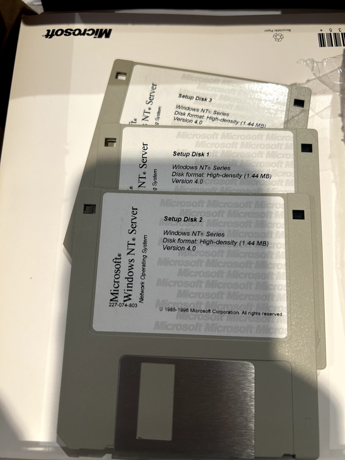 Microsoft Windows NT Advanced Server Version 4.0 CD Rom 5 client