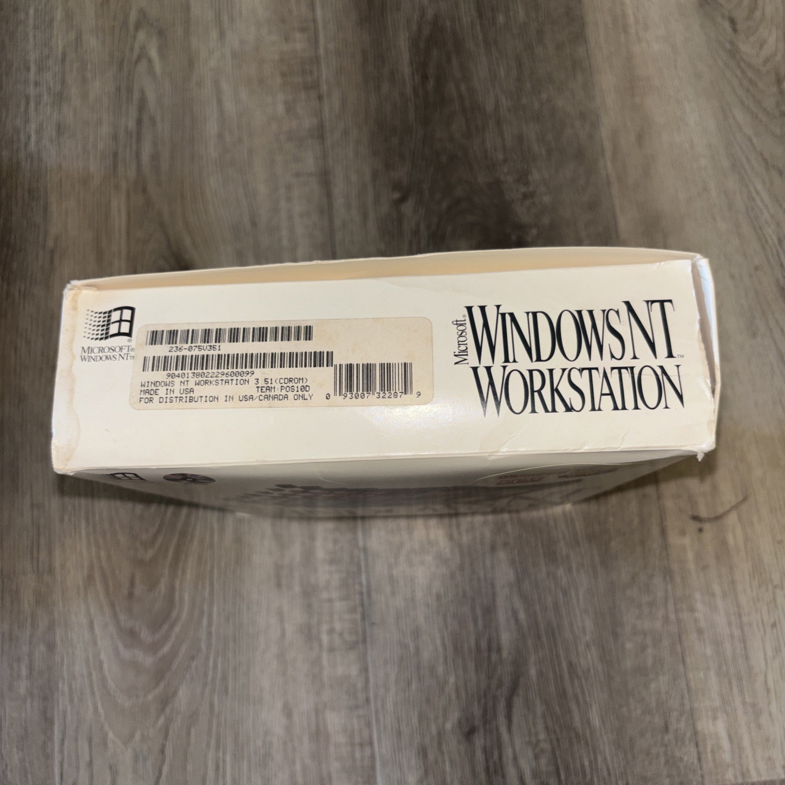 Microsoft Windows Workstation 3.51 CD-Rom Operating System – Open Big Box