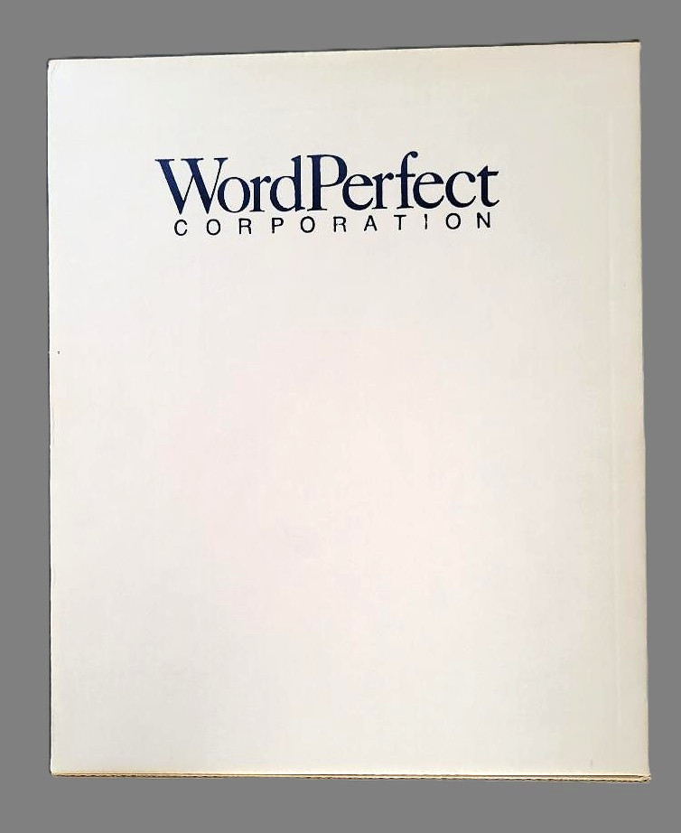 WordPerfect v. 6.0 Software for DOS – 3.5″ Floppy Disks & Manuals VINTAGE 1993