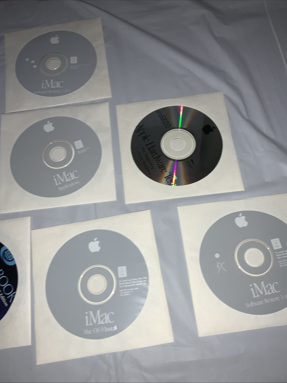 Lot of 11 Apple iMac OS 9 and OS X Restore Install Applications Software Discs