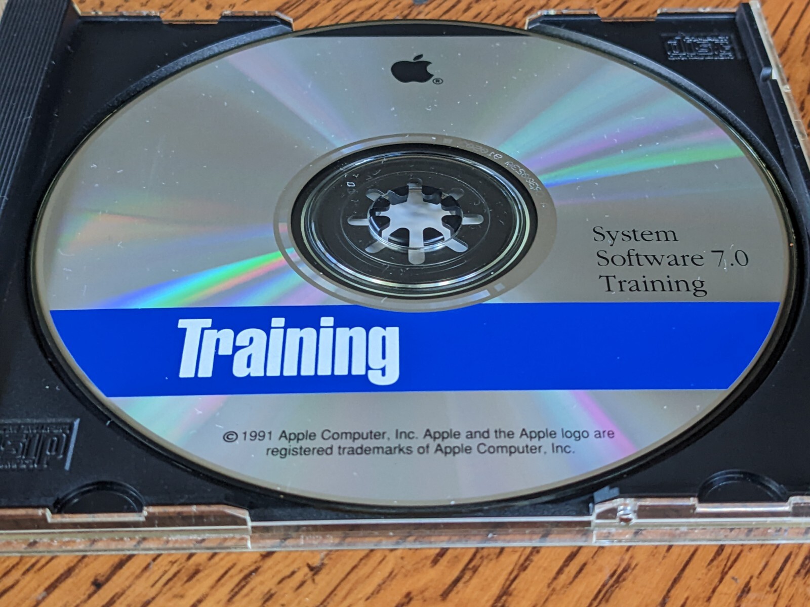 Vintage 1991 Apple System Software 7.0 Training CD-ROM Macintosh M1160LL/A RARE!