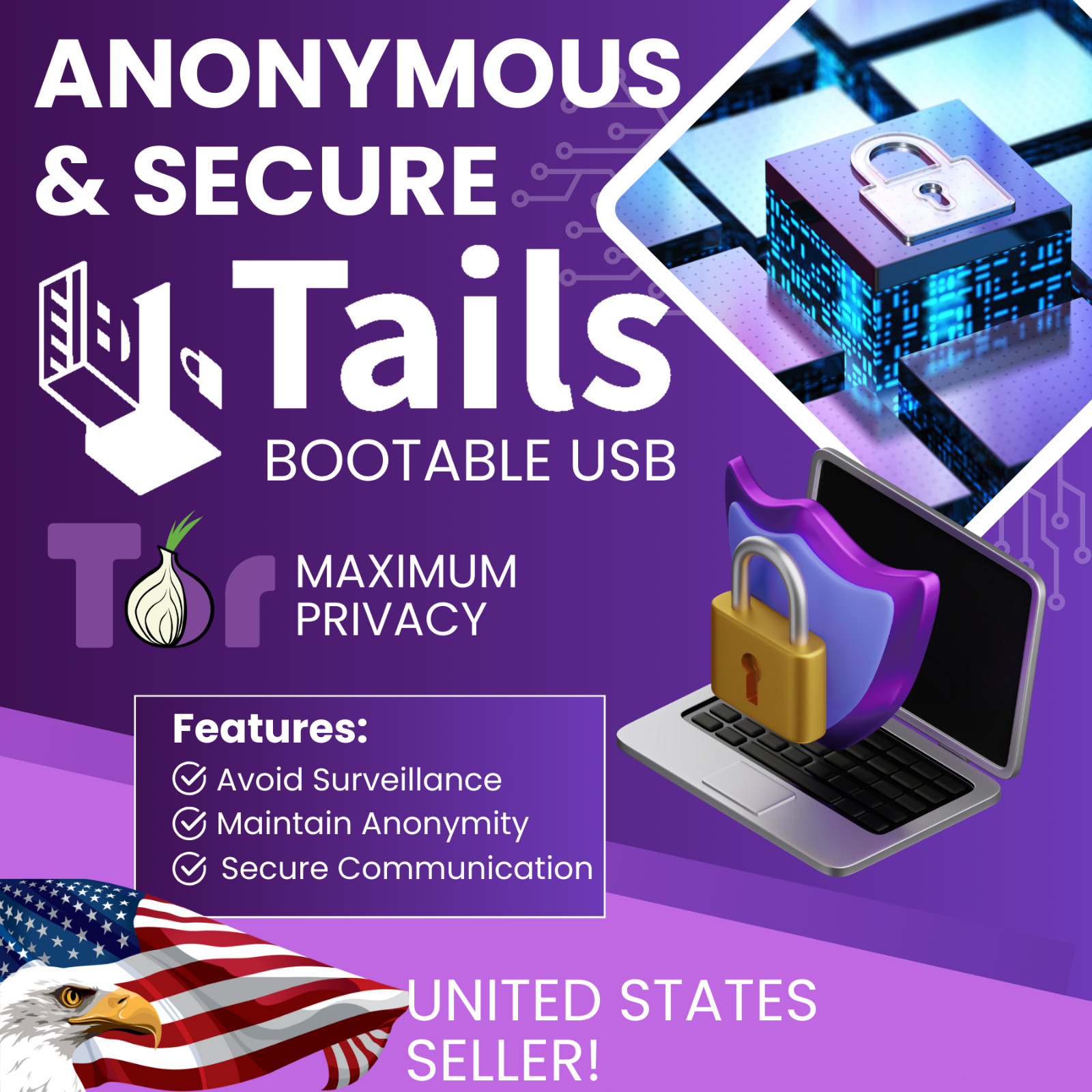 TAILS 6.11 Portable Anonymous OS – Bootable USB for Windows, Mac, Linux, & More