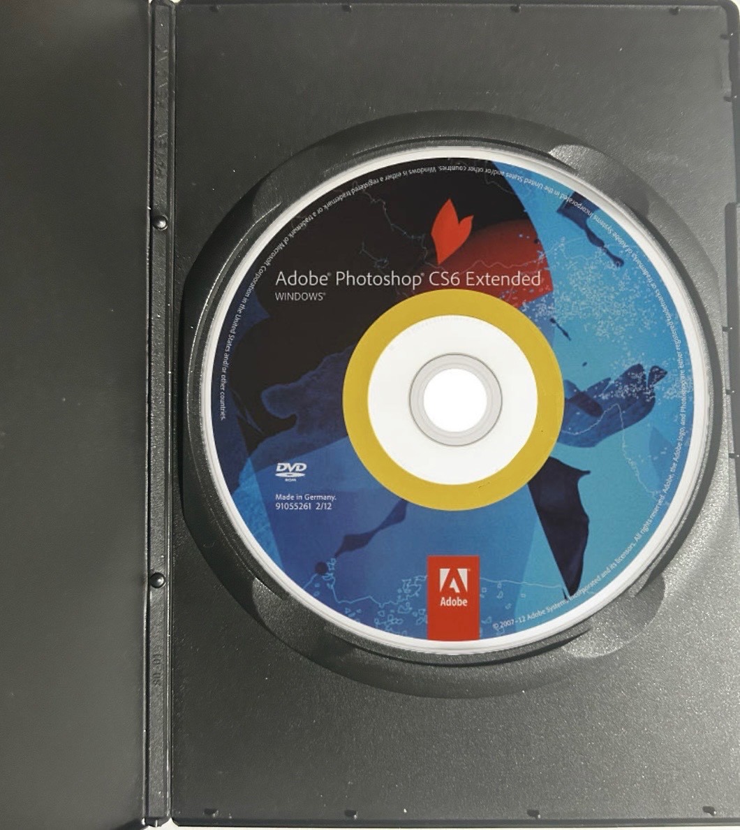 Photoshop CS6 Extended DVD – Windows Version