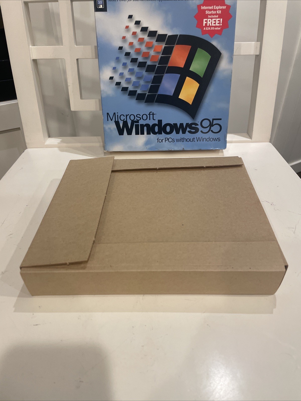 New Microsoft Windows 95 OS 3.5″ Floppy MS-DOS PCs RARE 1996 US Int Expl Kit N/c