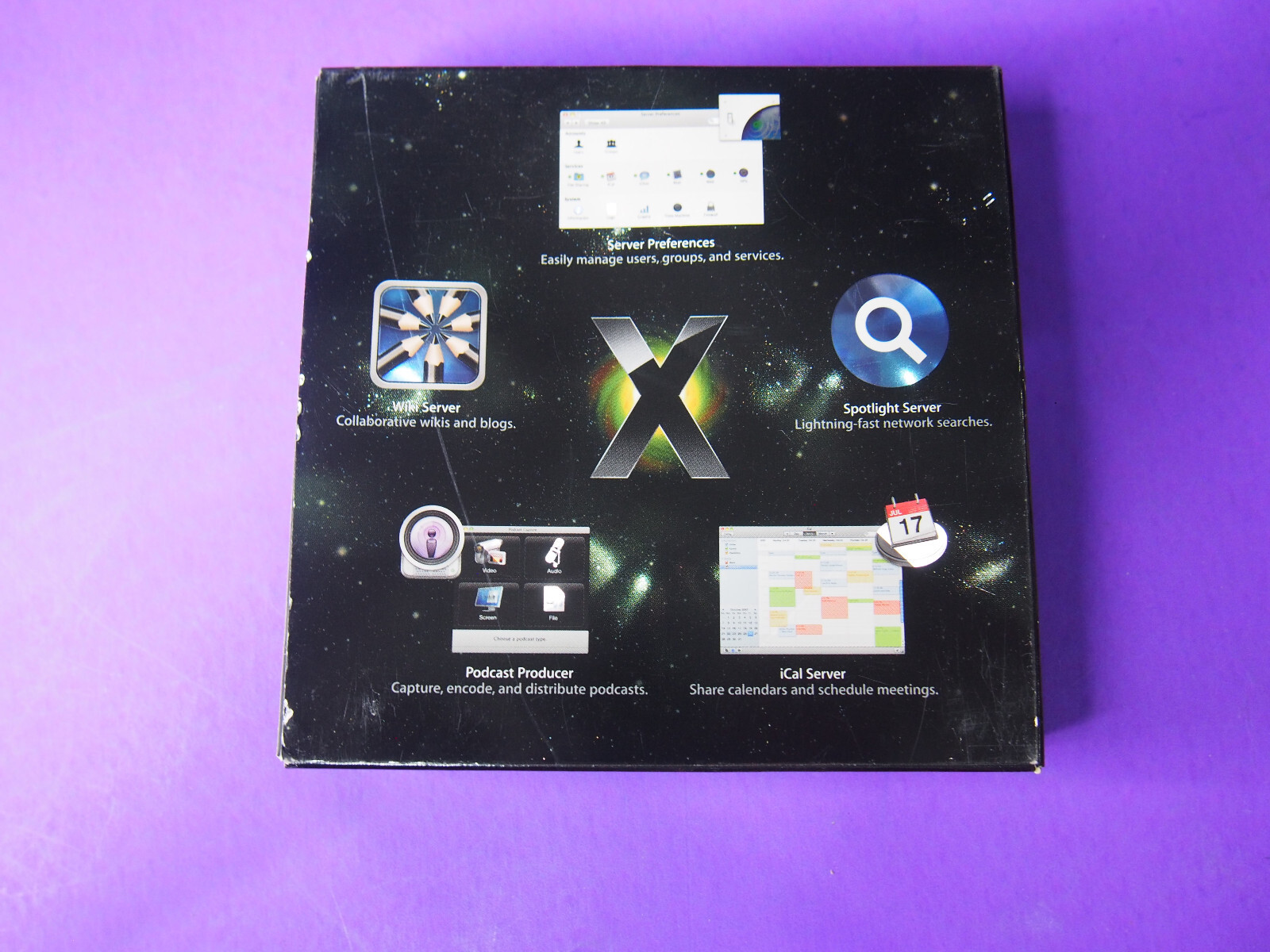 Boxed Apple Mac OS X Version 10.5 Leopard Server 10-Client License (MB005Z/A)