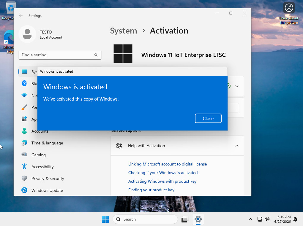 Windows 11 – (IoT) – Enterprise – LTSC Long-Term Support 2034! ✔24H2✔