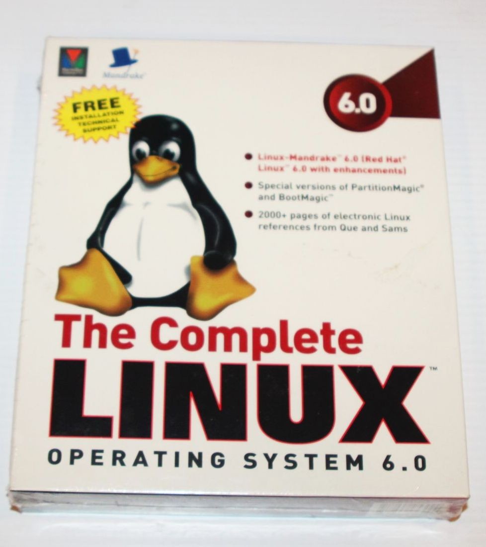 NIB Sealed – Complete Linux Operating System 6.0 Linux Mandrake Red Hat Edition