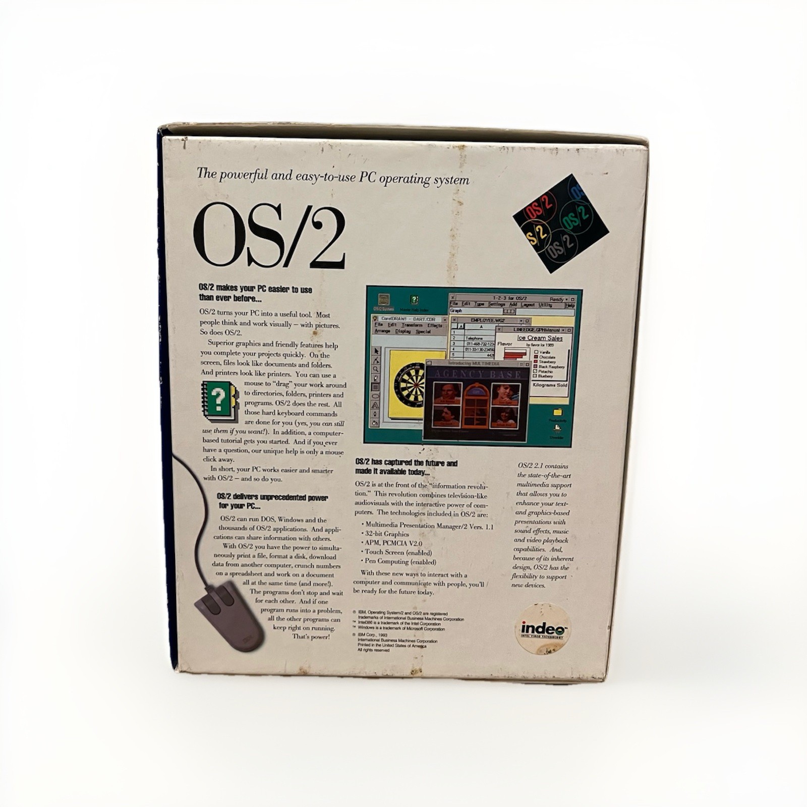 IBM OS/2 Version 2.1 Upgrade Edition (1993) Packaging And Manuals Only – No CDs