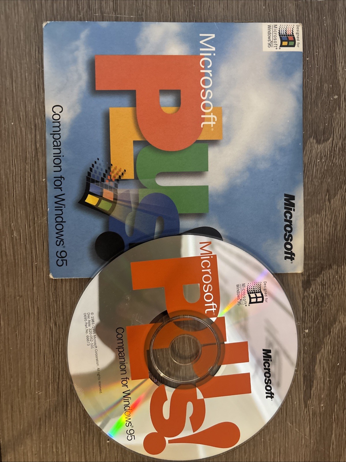 Microsoft Plus 95 Companion for Windows 95 CD Version Product Key