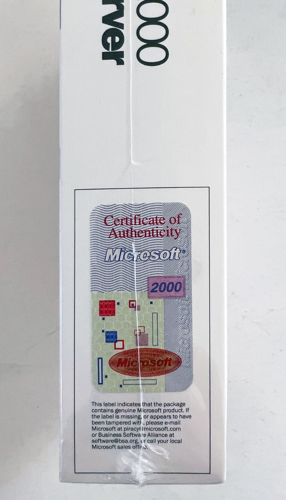GENUINE Microsoft Windows 2000 Server English International NFR CD with 10 CALs