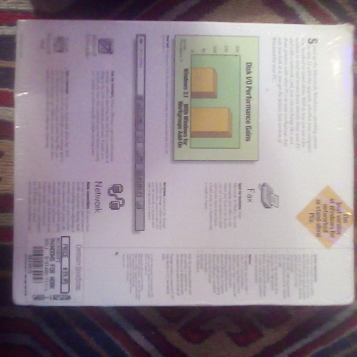 Microsoft Windows For WORKGROUPS ADD-ON 3.1 Operating System *NEW SEALED*
