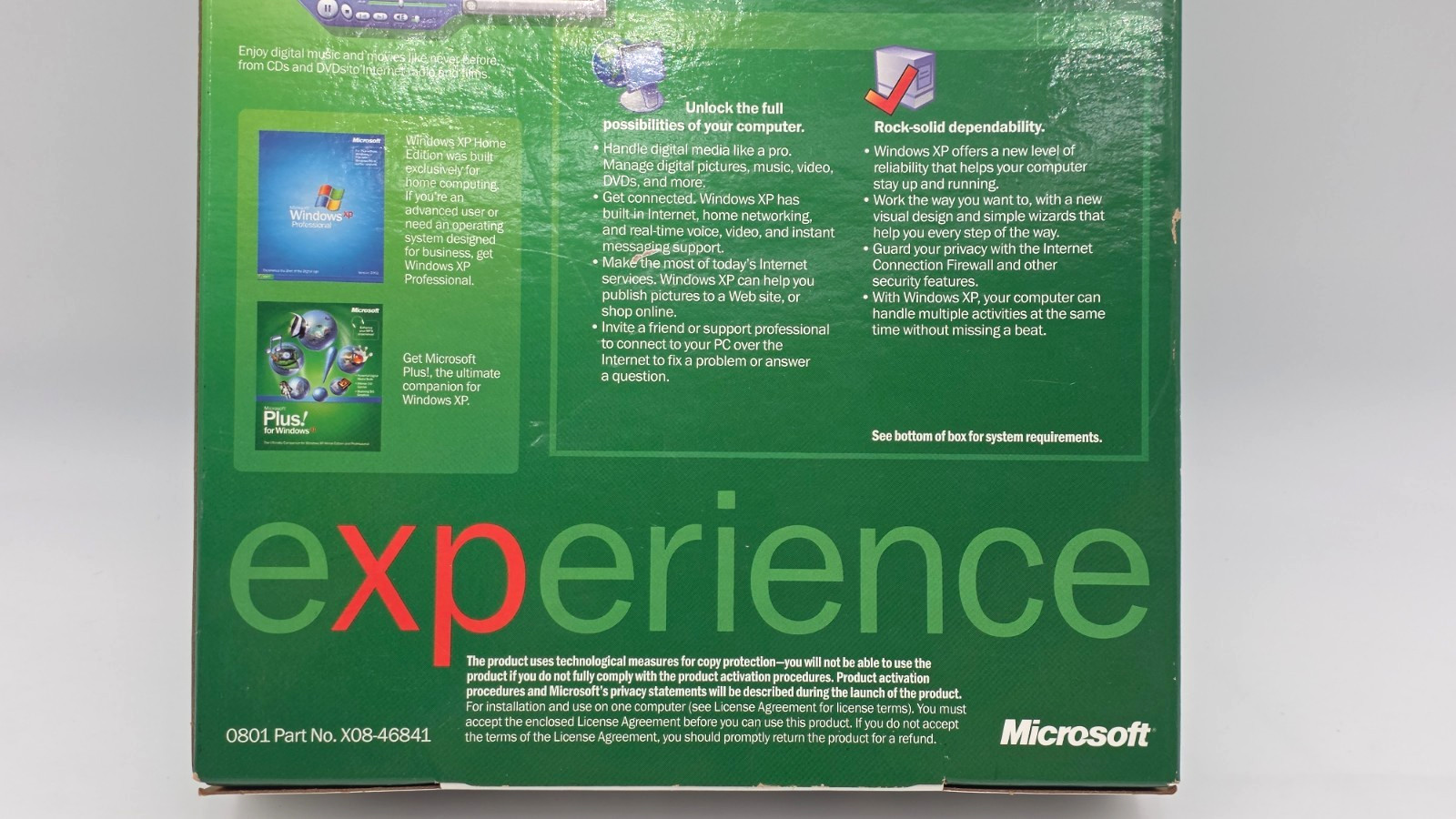 Microsoft Windows XP Home Edition Upgrade 2002 With Product Key Code