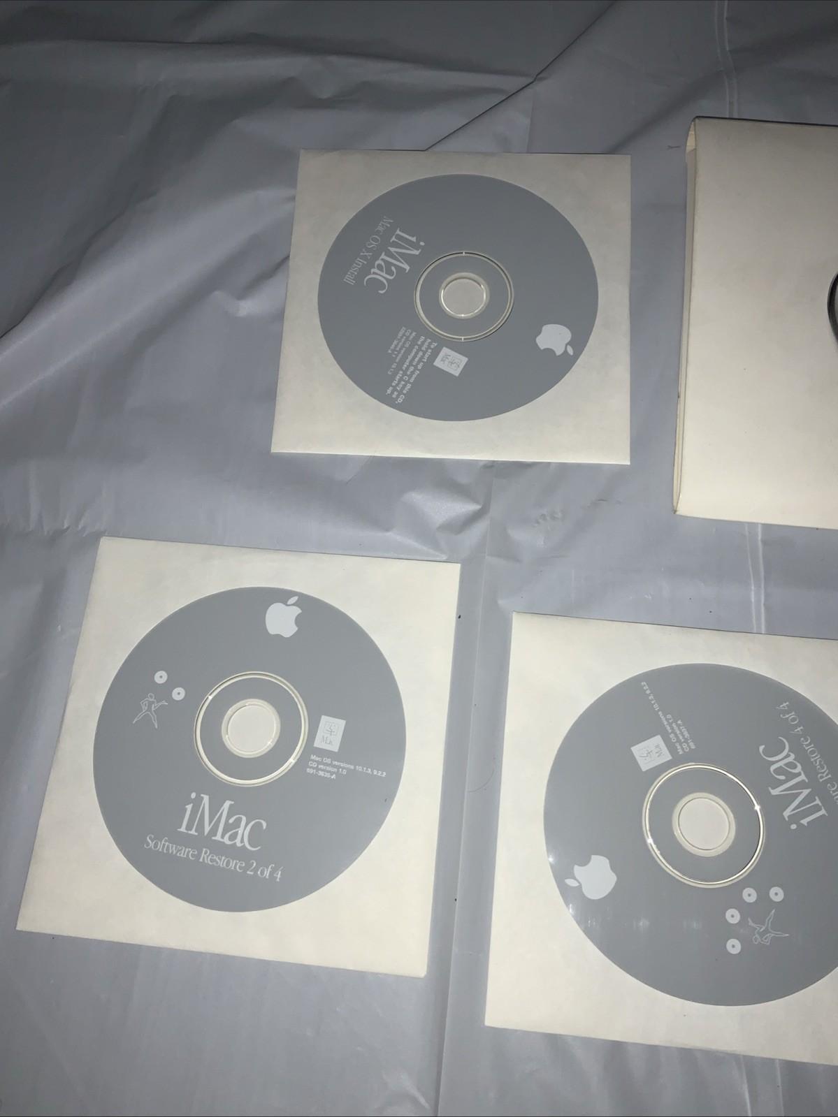 Lot of 11 Apple iMac OS 9 and OS X Restore Install Applications Software Discs