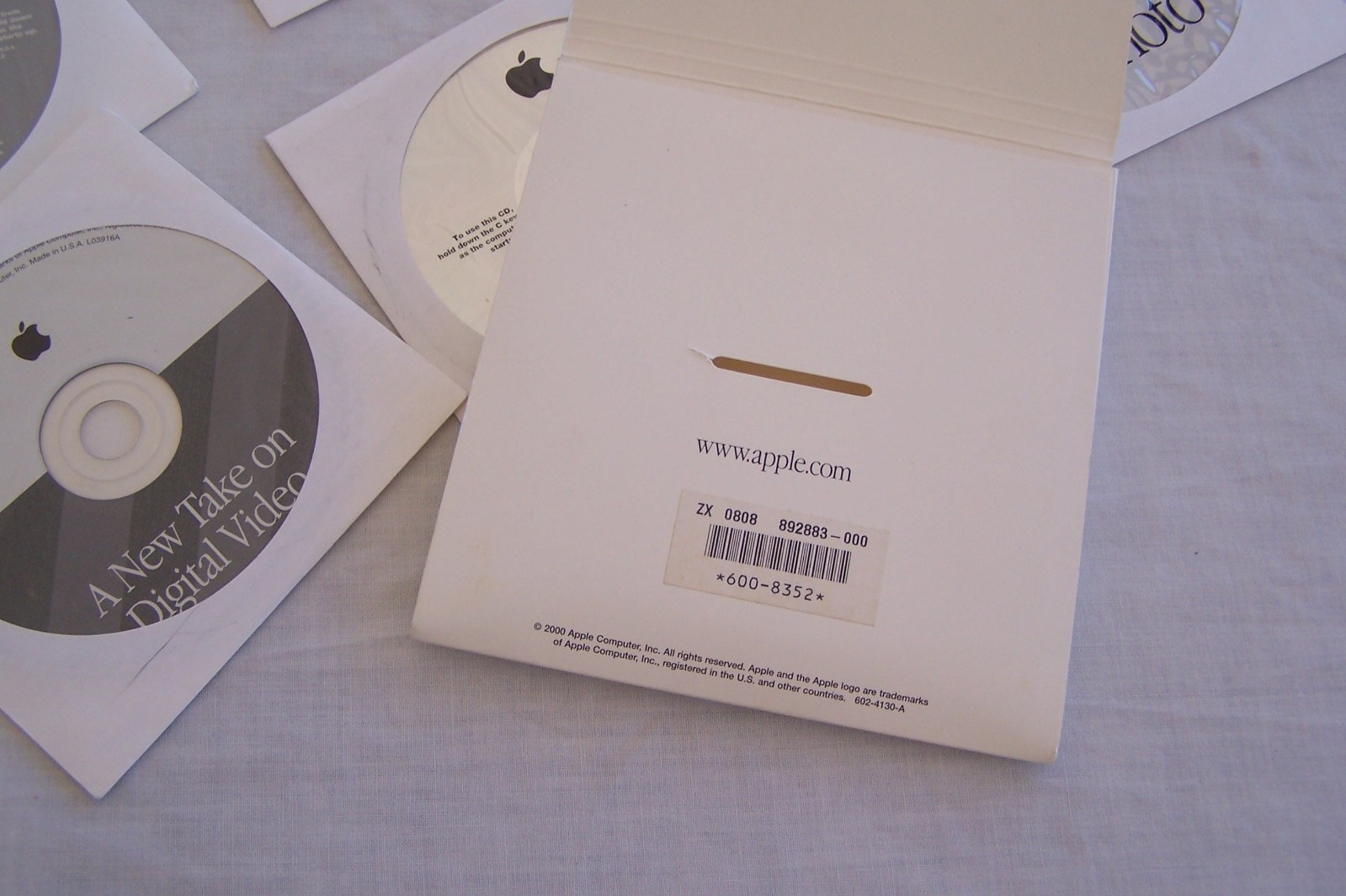 SIX Apple Power Mac G4 Software Restore discs Iphoto Imovie Hardware et year2000