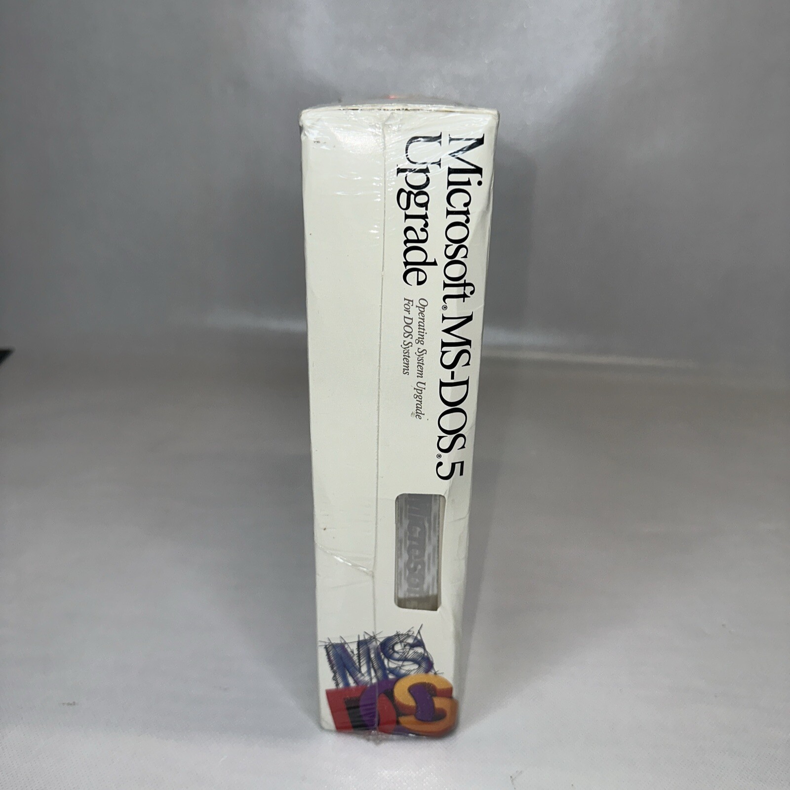 NOS Microsoft MS Dos 5 Upgrade PC Software Factory Sealed Includes 5.25 Disks