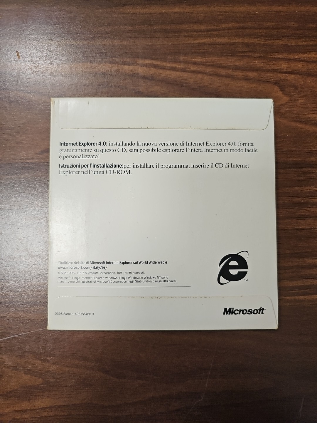 MICROSOFT INTERNET EXPLORER WINDOWS 95 NT CD ROM BROWSER PROGRAM VINTAGE New