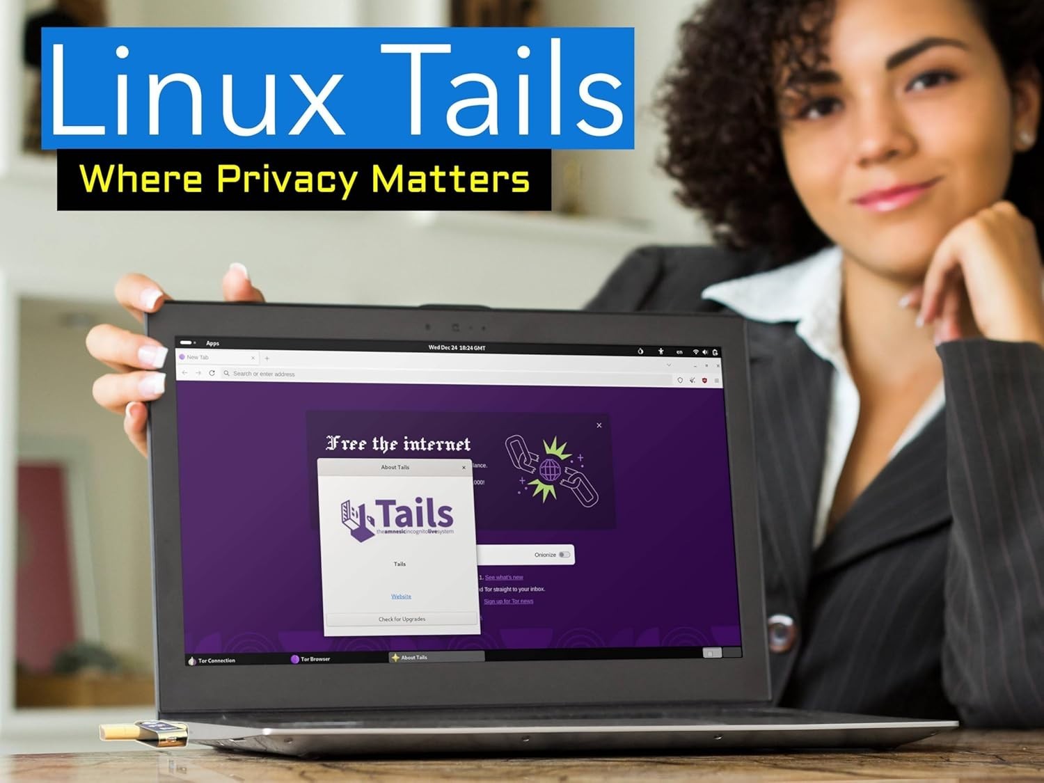 Linux Tails Persistent Bootable USB Flash Drive 32 GB – Anonymous Internet Ac…