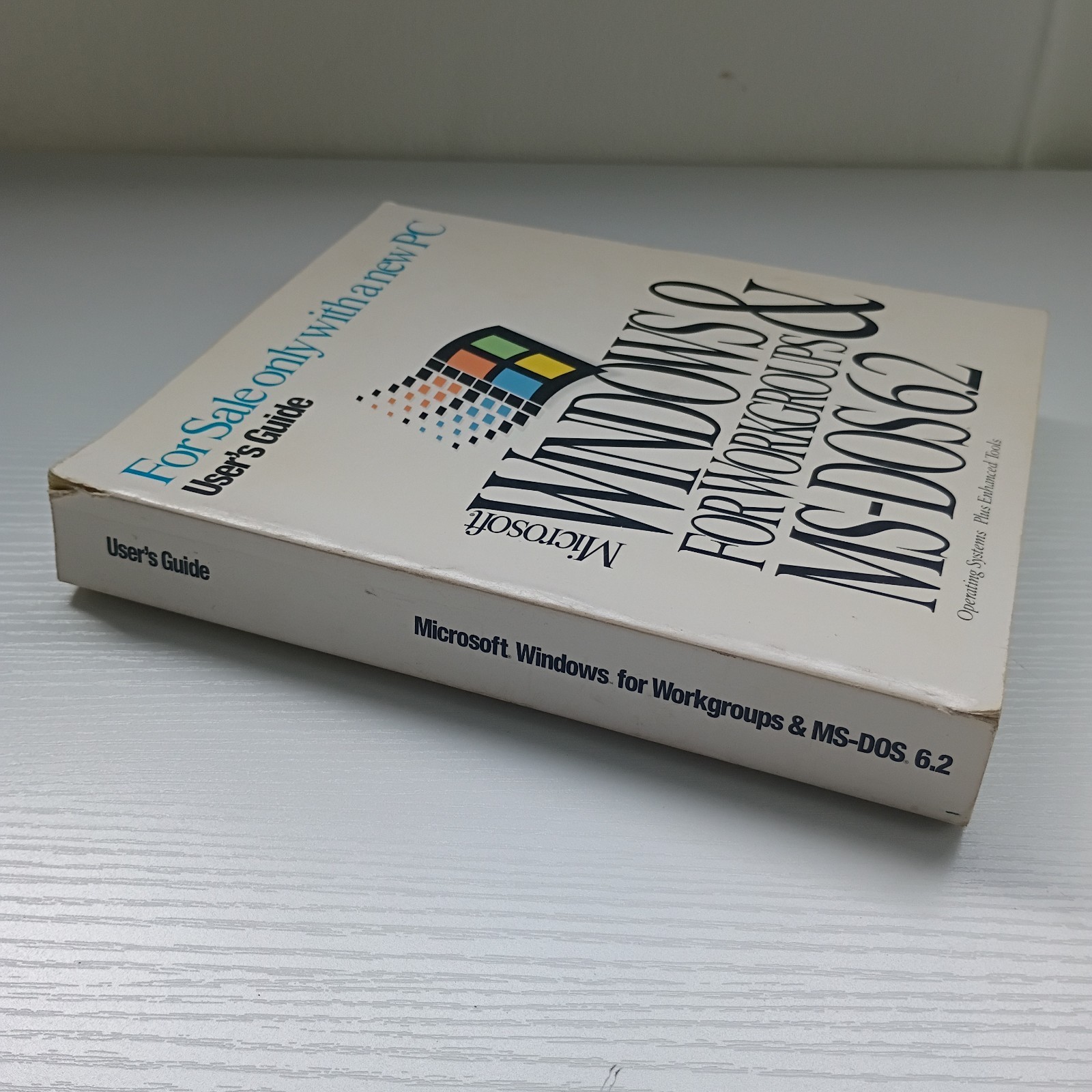 Microsoft Windows For Workgroups & MS-DOS 6.2 Users Guide Manual Vtg