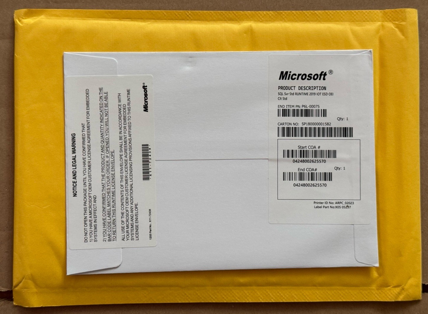 Microsoft SQL Server 2019 Standard Edition – Unlimited User -unlimited CALs NEW