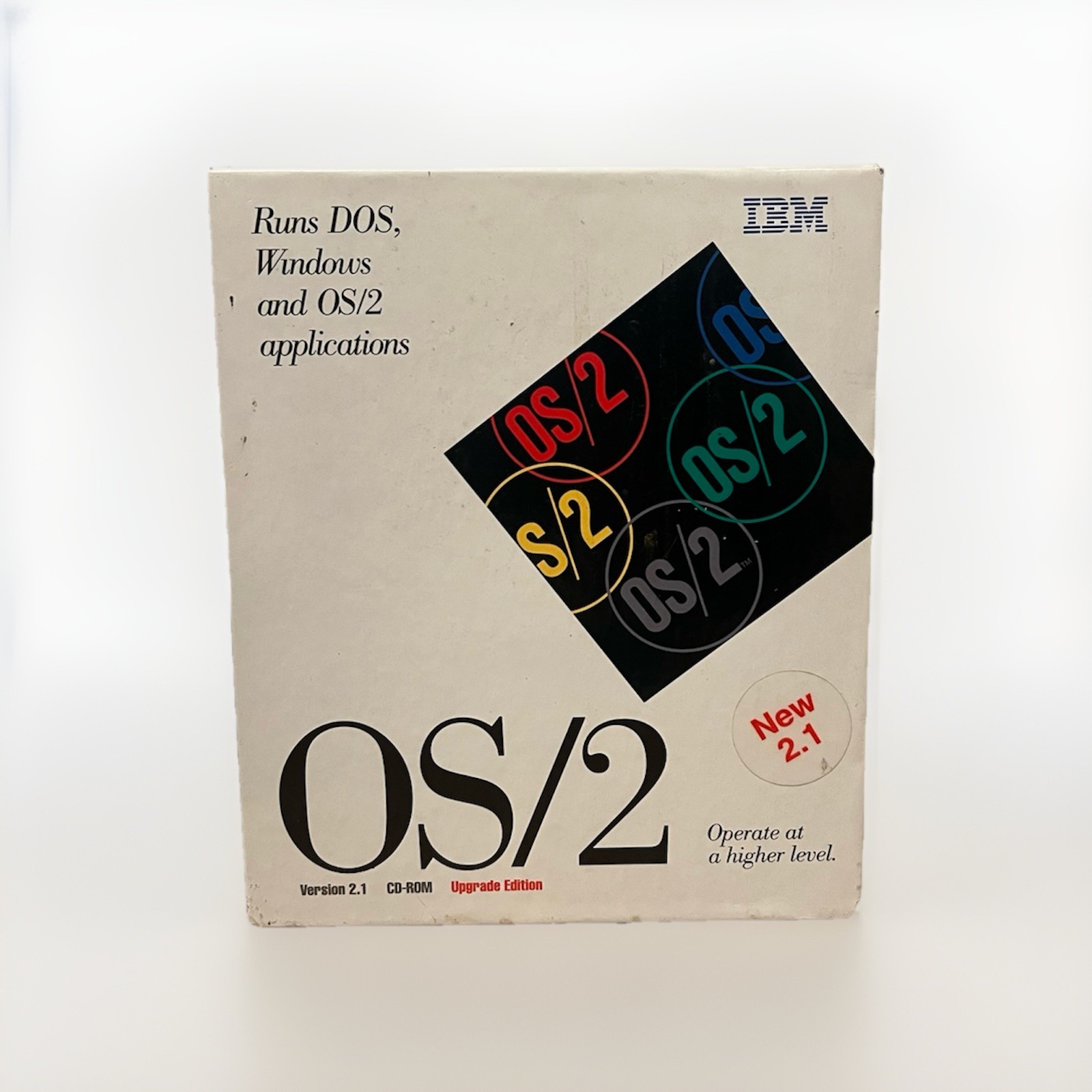 IBM OS/2 Version 2.1 Upgrade Edition (1993) Packaging And Manuals Only – No CDs