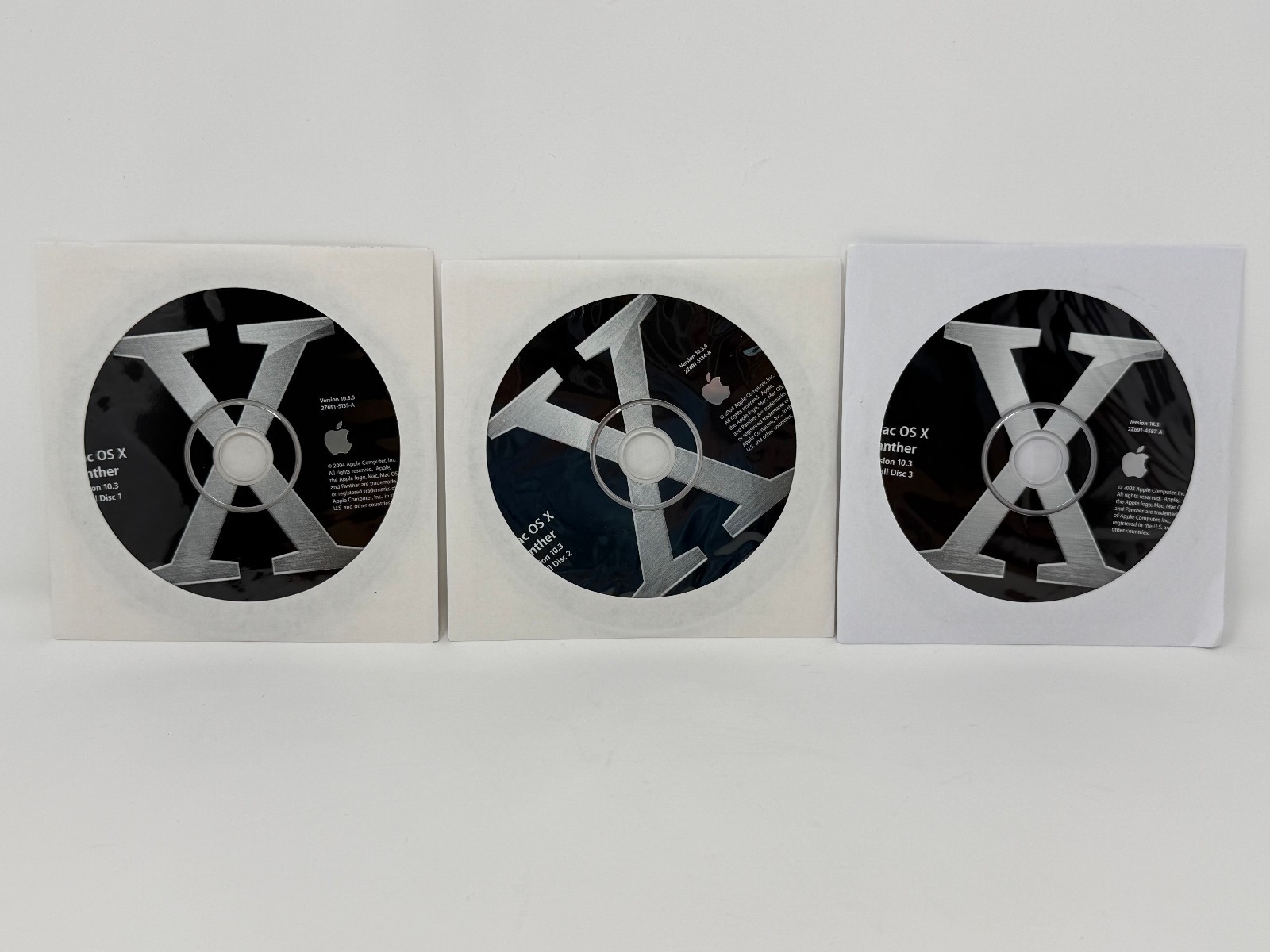 Vintage Apple Mac OS X Install Disc Lot of 7 CDs