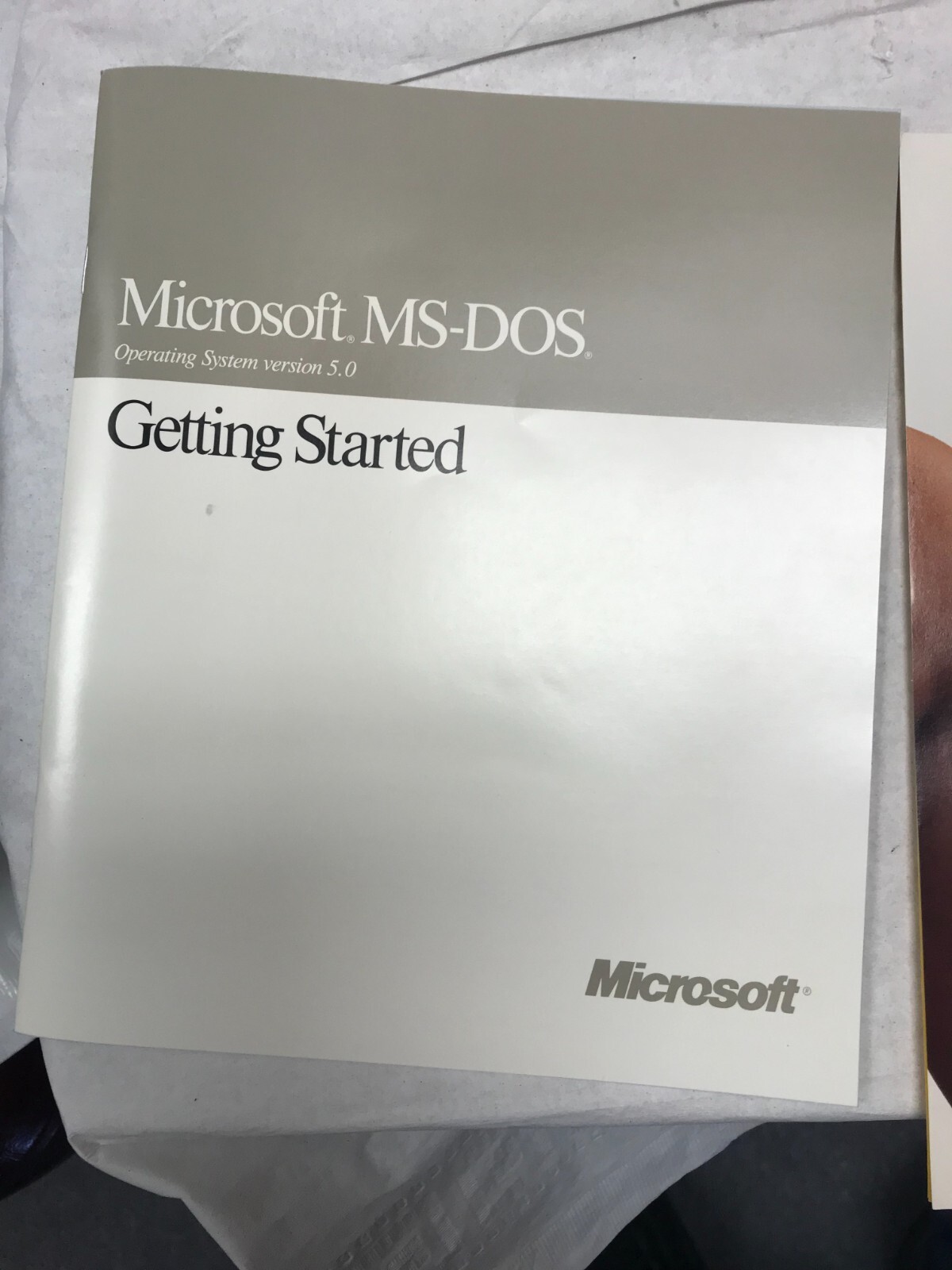 Microsoft MS-DOS 5 Upgrade Manuals & 5.25″ disks – VG; Complete