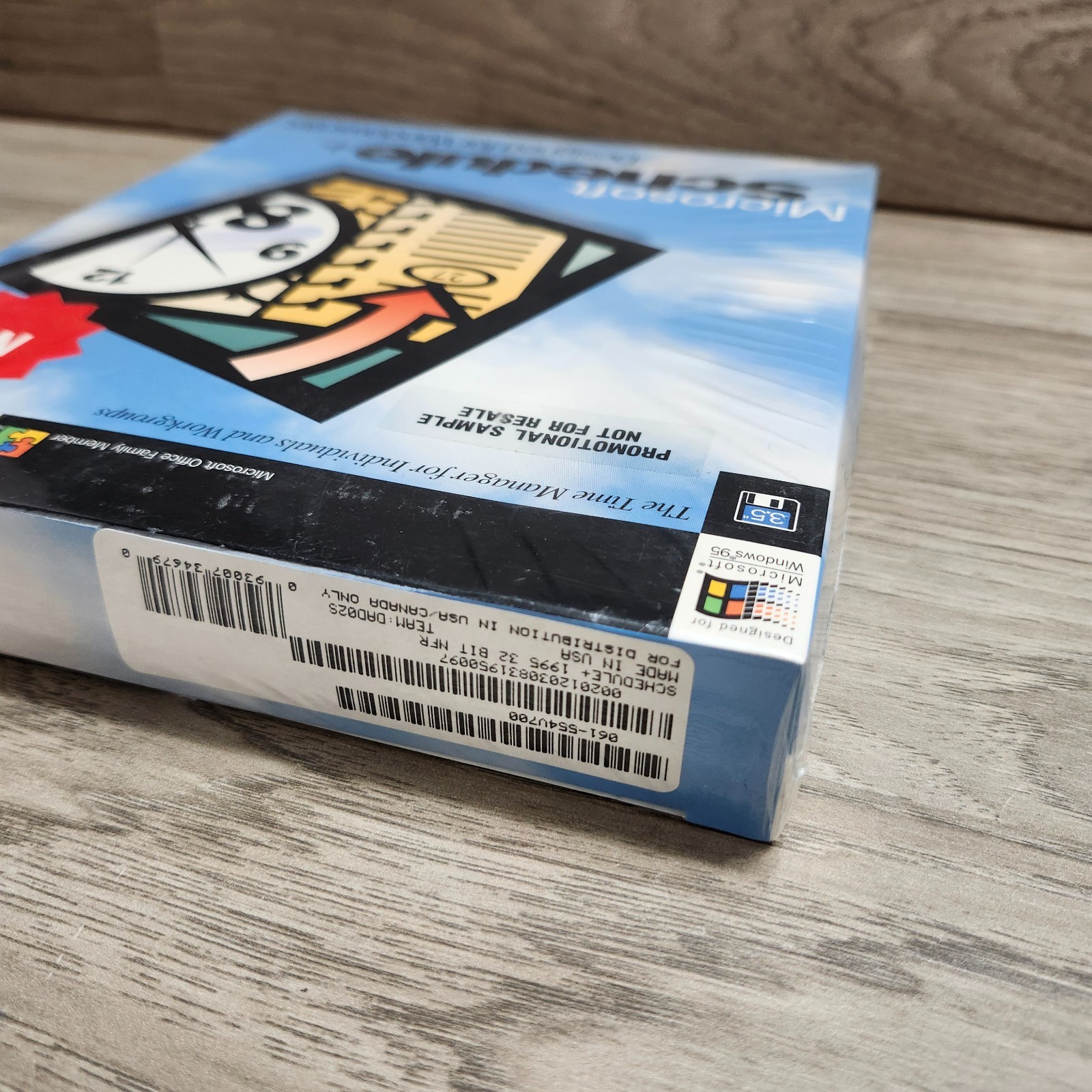 Microsoft Schedule + Plus ~ Designed For Windows 95 ~ New Sealed 3.5 Inch Floppy