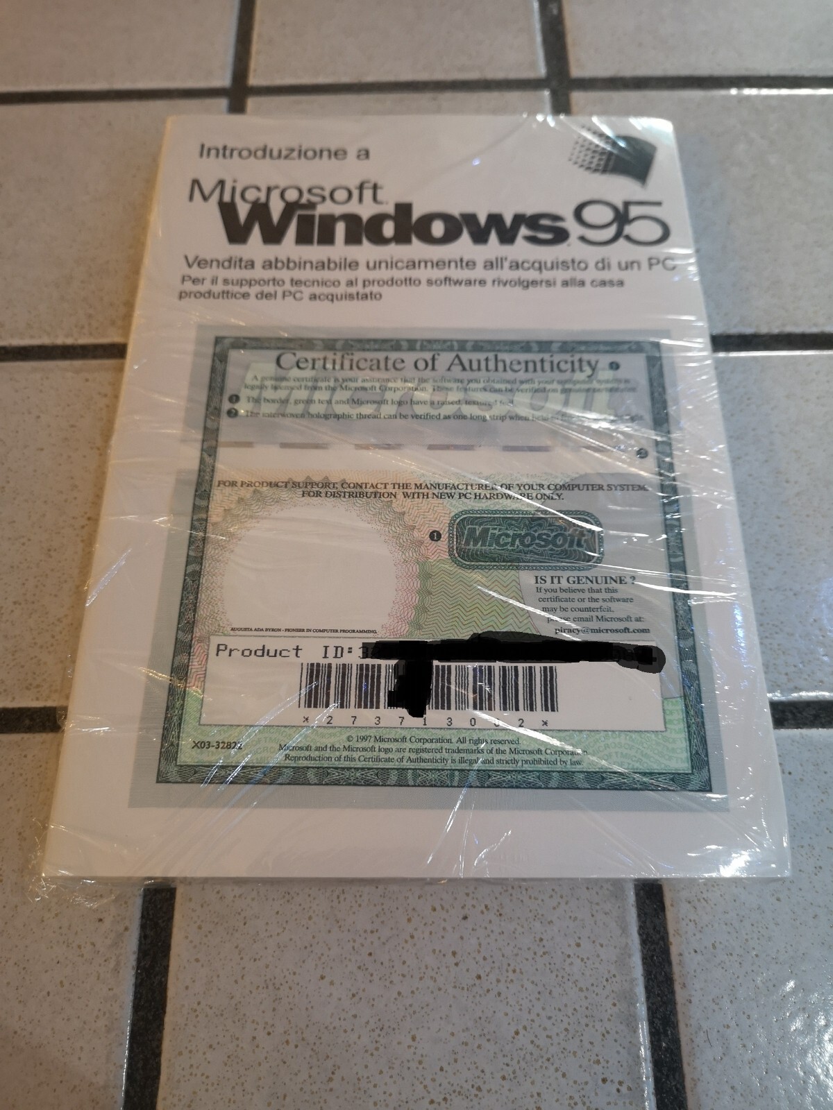 Microsoft Windows 95 CD + BOOK + PRODUCT KEY