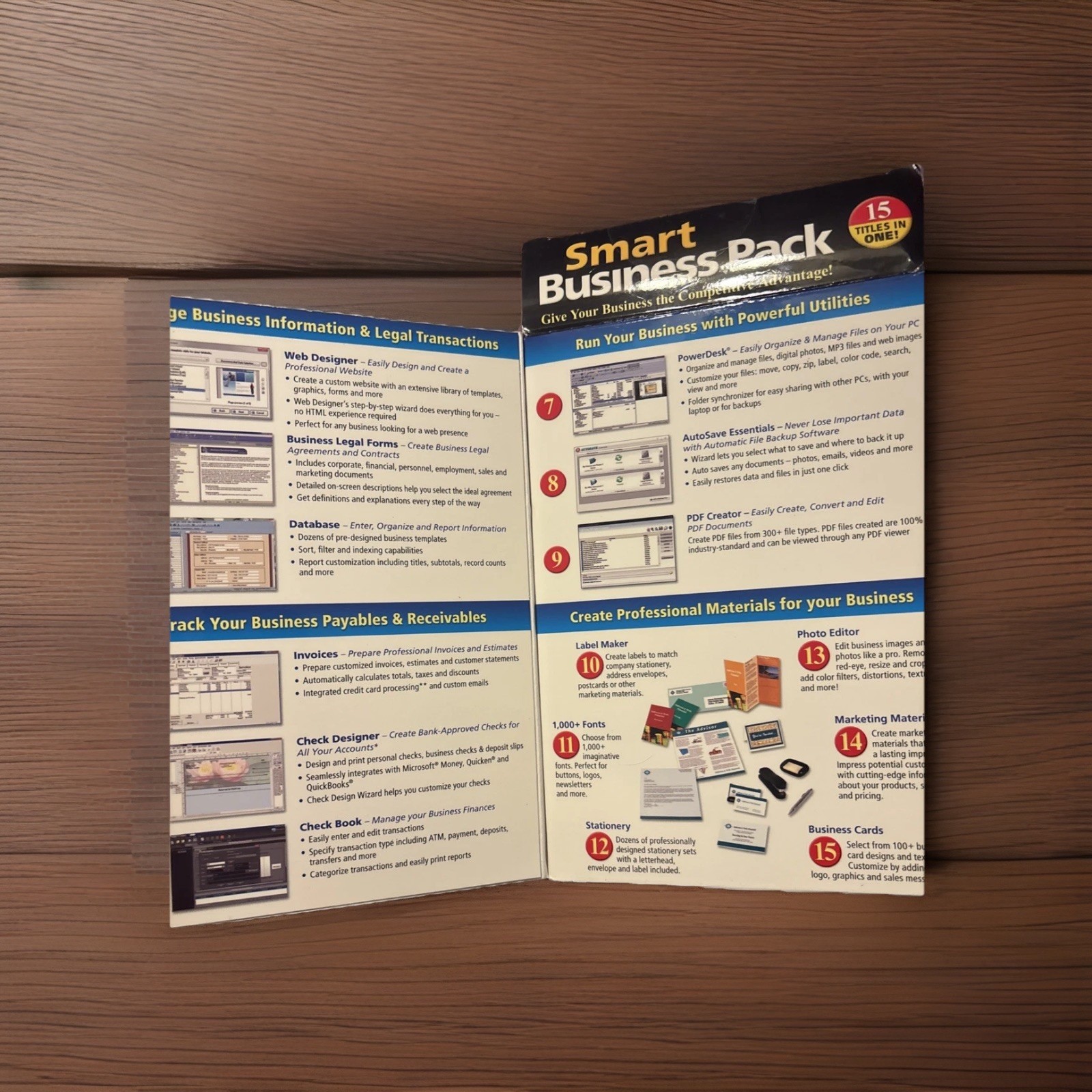 Smart Business Pack For Windows XP- Vista Or Vista 7 Sku#5981 Version 5.0