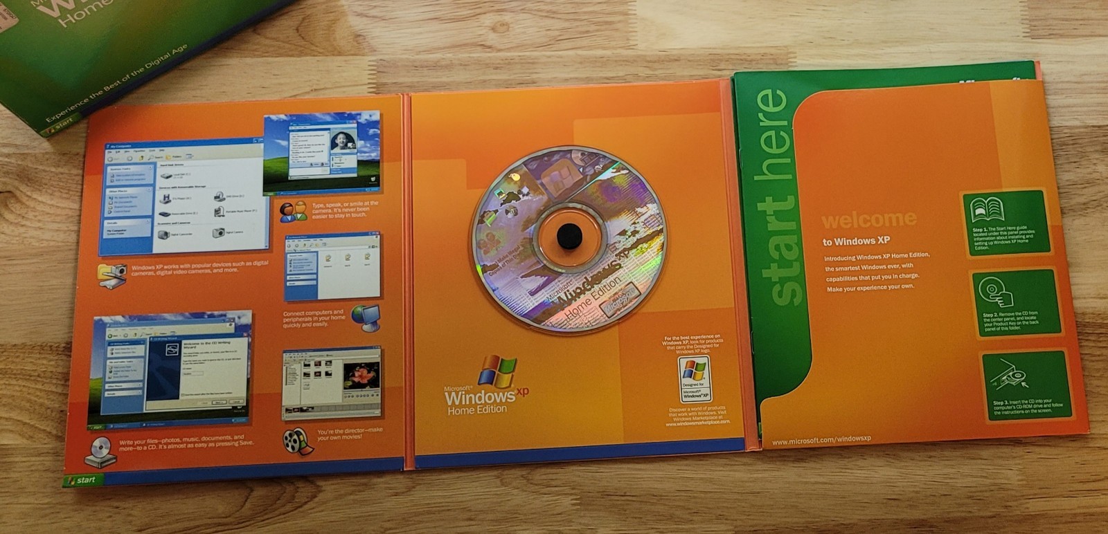 Microsoft Windows XP Home Edition SP2 Retail English CD Software 1 Device