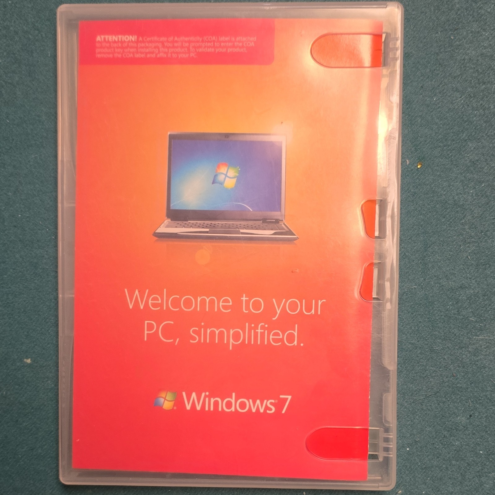Microsoft Windows 7 Professional Upgrade DVD English 1 Device X15-86351-02