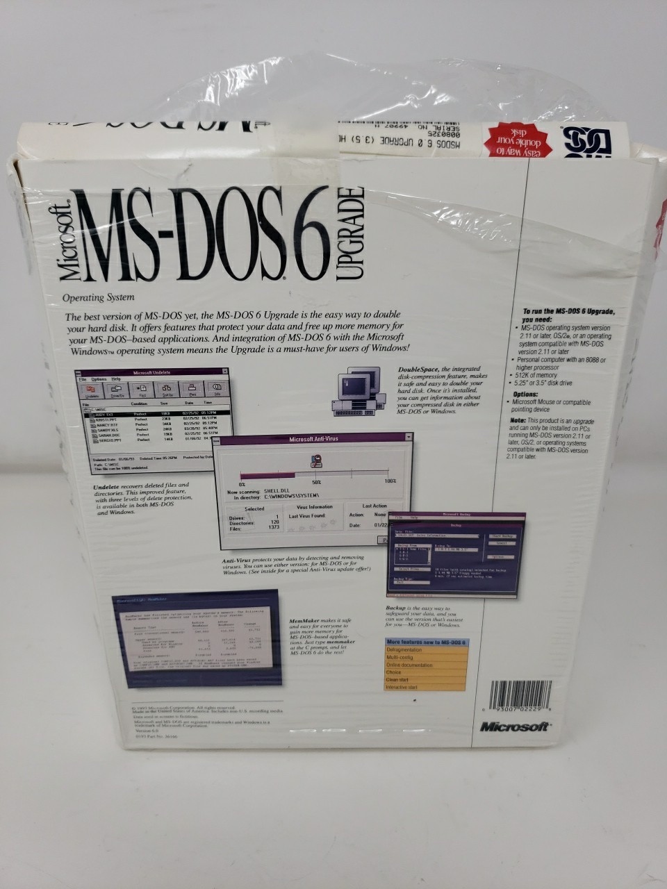 Microsoft MS-DOS 6 Upgrade
