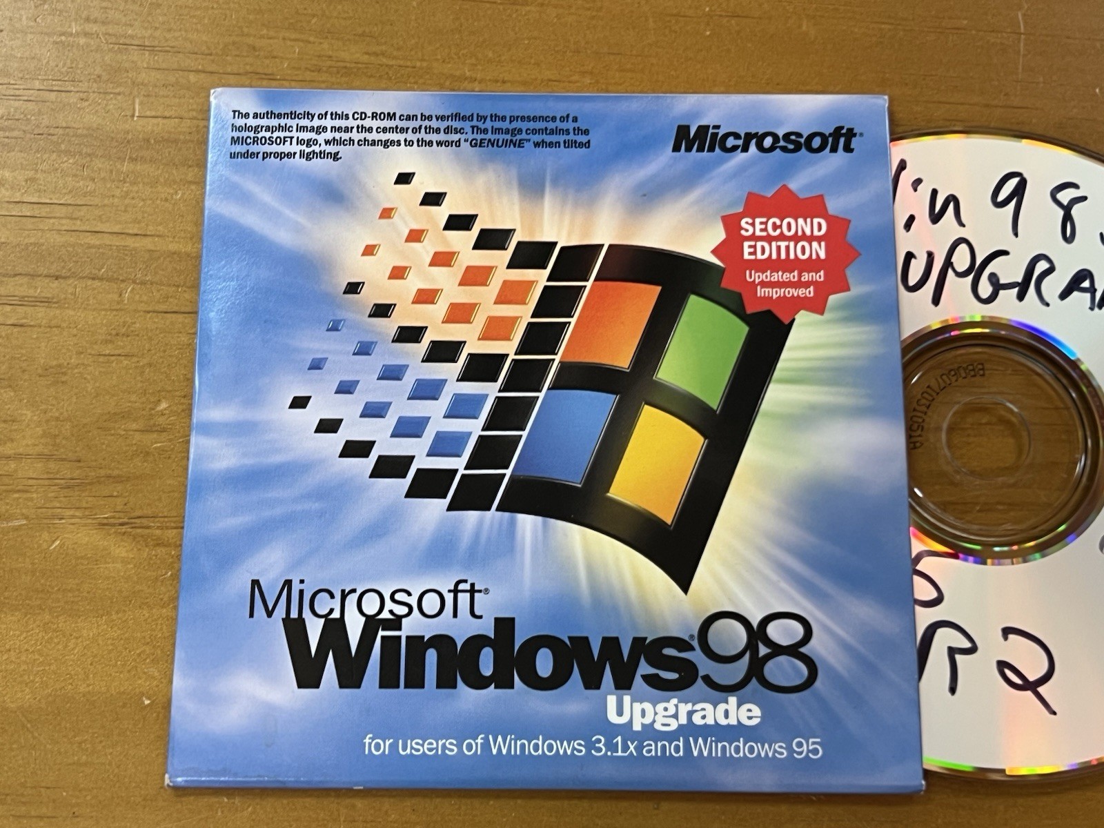 Microsoft Windows 98 Second Edition Upgrade CD-ROM
