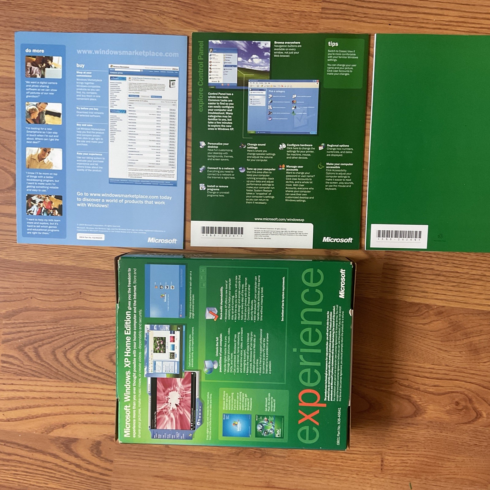 Microsoft Windows XP Home Edition – Upgrade Booklets 2 Disks W/ Keys