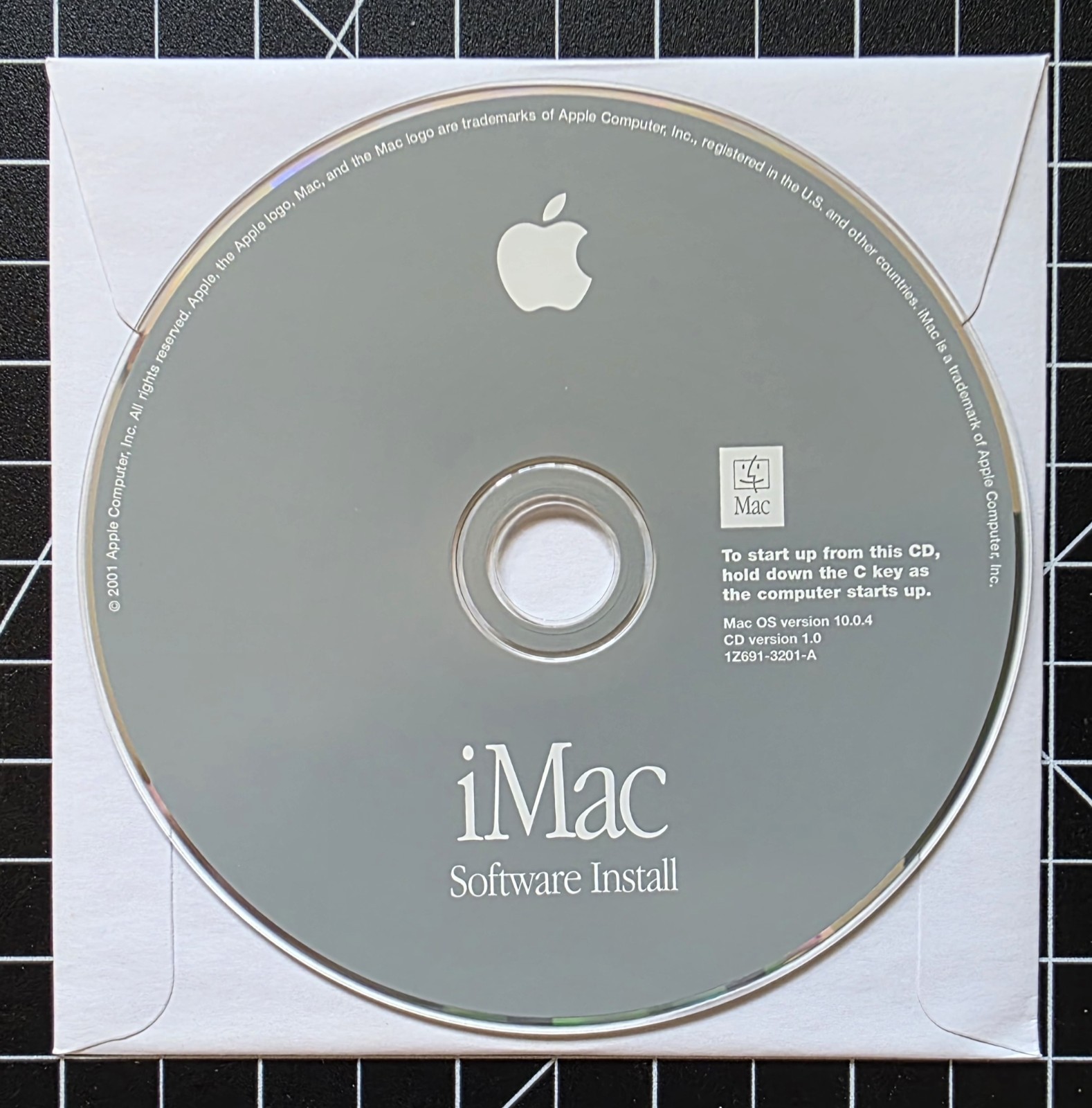 Vintage Apple iMac Software Restore Install Applications 7 Disc Set Mac OS 9/10