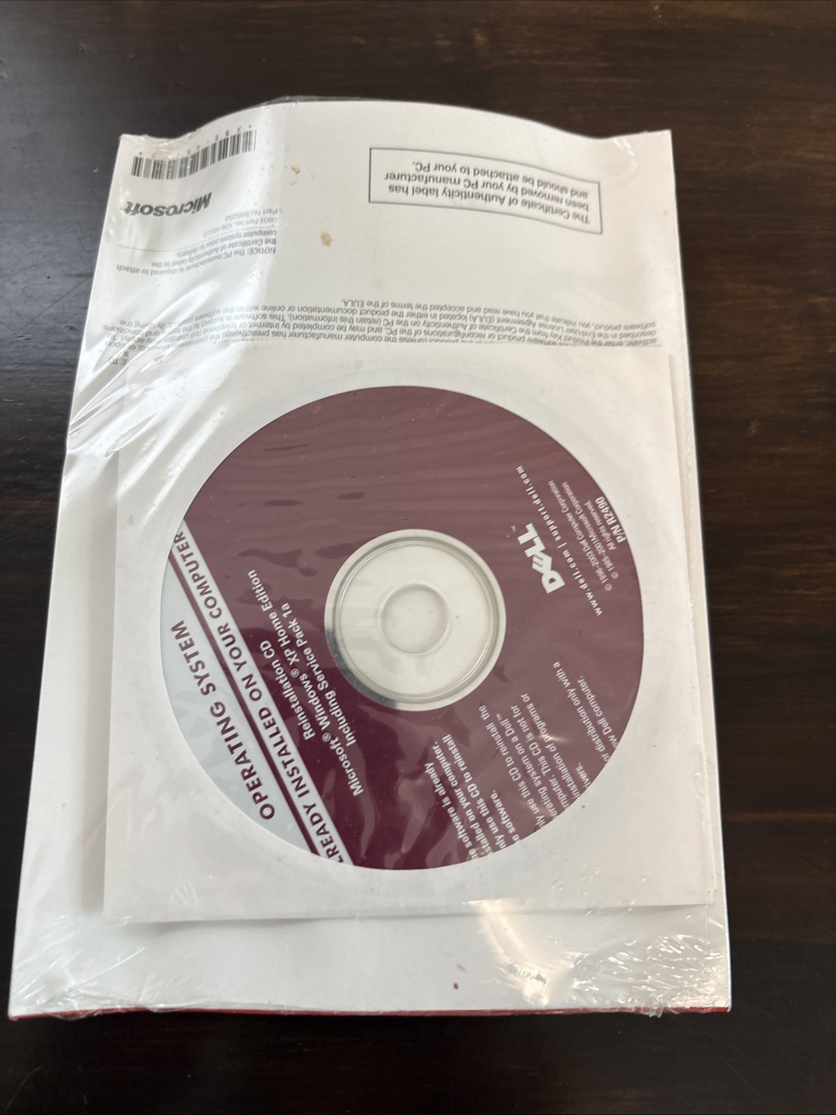 Microsoft Windows XP Home Edition with SP2 Reinstallation CD 2002 Dell NEW
