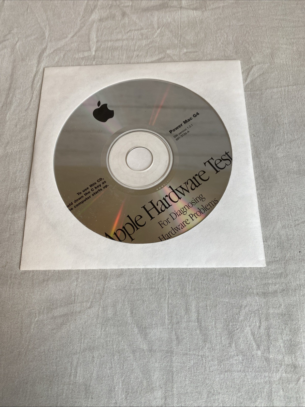 Apple Power Mac G4 Software Restore Discs 1-3 Version 1.0, Hardware Test