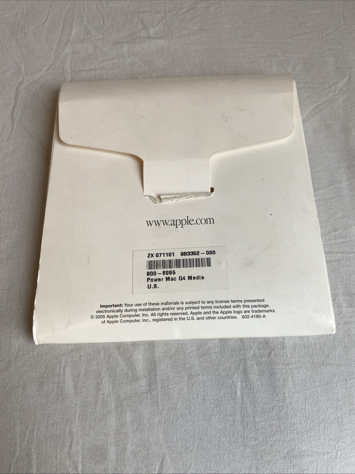 Apple Power Mac G4 Software Restore Discs 1-3 Version 1.0, Hardware Test