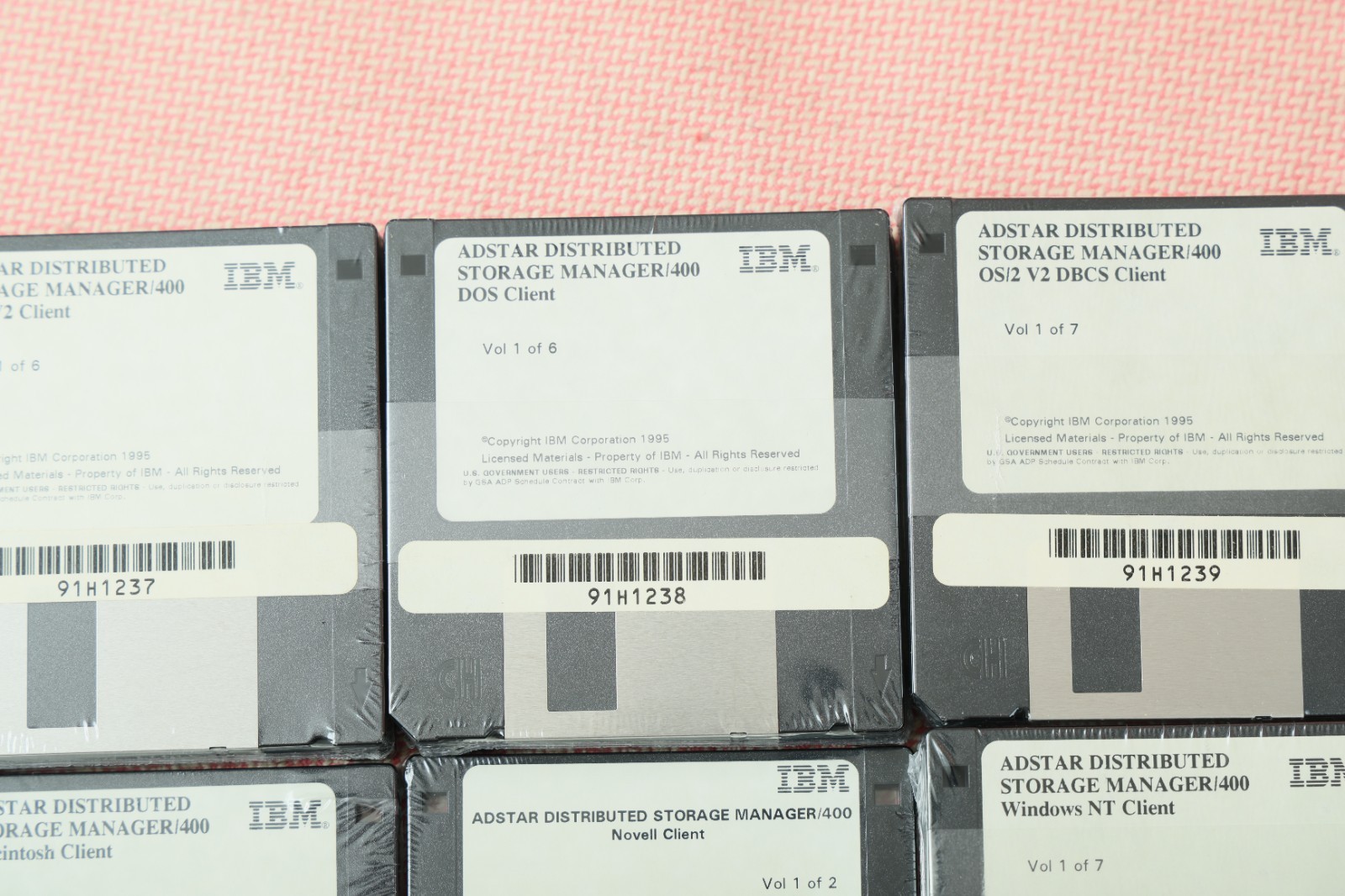 IBM ADSM/400 Adstar Distributed Storage Management / 400 Client DOS Mac Windows